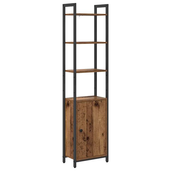 vidaXL Boekenkast Oud Hout 40 x 24 x 161 cm Bewerkt hout