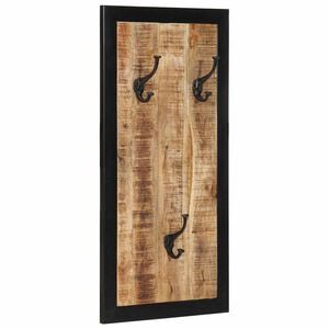 vidaXL Kapstok 40x2x80 cm massief ruw mangohout