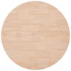 vidaXL Tafelblad rond Ø90x4 cm onbehandeld massief eikenhout