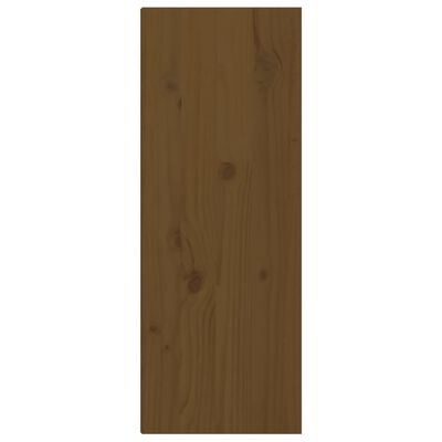 vidaXL Wandkasten 2 st 30x30x80 cm massief grenenhout honingbruin