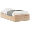 vidaXL Bedframe zonder matras massief grenenhout 75x190 cm
