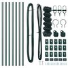 vidaXL Afrasteringspaal Groen 10 x 0,6 m (40 x 40 mm gaas)