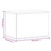 vidaXL Displaybox transparant 56x36x37 cm acryl