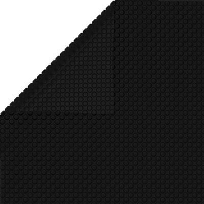 vidaXL Zwembadfolie drijvend rechthoekig 8 x 5 m (zwart)