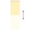 vidaXL Rolgordijn 40x130 cm stof verduisterend geel Stofbreedte 35,7cm