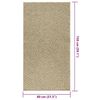 vidaXL Vloerkleed ZIZUR beige binnen en buiten 80x150 cm jute look