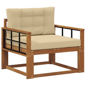vidaXL Buiten Midden Sofa Naturel