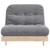 vidaXL Futon slaapbank met matras 100x206x11 cm massief grenenhout