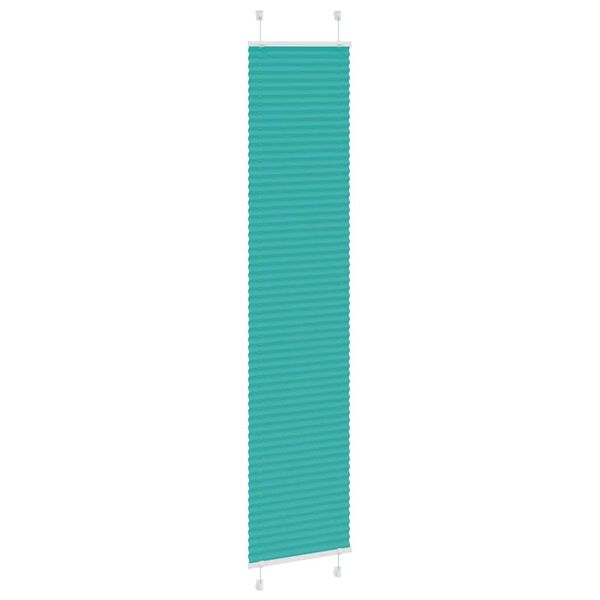 vidaXL Pliss&eacute; rolgordijn 50x200 cm stofbreedte 49,4 cm petrol groen