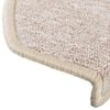 vidaXL Trapmatten 30 st 65x24x4 cm Taupe Halfrond Groot