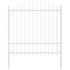 vidaXL Tuinhek WOERDEN 7 st 170 x 215 cm Gepoedercoat staal Wit