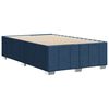 vidaXL Bedframe zonder matras 120x200 cm stof blauw