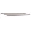 vidaXL Uitschuifbare luifel Lichtgrijs 600 &times; 350 cm Stof en Aluminium
