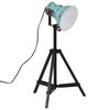 vidaXL Vloerlamp 25 W E27 35x35x65/95 cm verweerd blauw