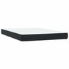 vidaXL Boxspring met matras en LED fluweel zwart 140x210 cm