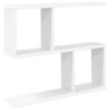 vidaXL Wandplank Wit 60 x 12 x 50,5 cm Bewerkt hout