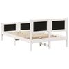 vidaXL Bedframe met hoofdeinde Lichtgrijs 120 x 200 cm Stof