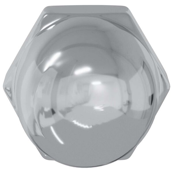 vidaXL Moer 12 pcs Zilver M6 x 10 mm IJzer