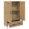 vidaXL Highboard Artisan Eiken 69,5 x 31 x 115 cm Bewerkt hout