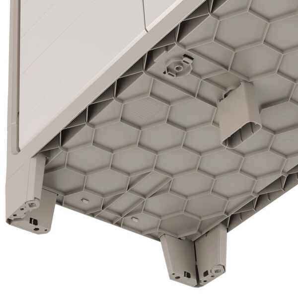 Keter Opbergkast Gulliver 182 cm beige en bruin