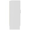 vidaXL Vitrinekast 82,5x30,5x80 cm bewerkt hout wit