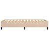 vidaXL Bedframe kunstleer cappuccinokleurig 90x190 cm