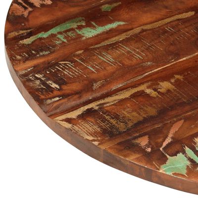 vidaXL Tafelblad rond Ø 70x3,8 cm massief gerecycled hout