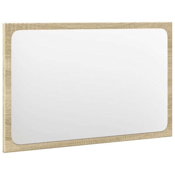 vidaXL 4-delige Badkamermeubelset bewerkt hout sonoma eikenkleurig