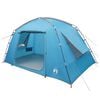 vidaXL Huisje Tent 4-persoons Blauw Polyester