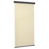 vidaXL Balkonscherm 125x250 cm cr&egrave;mekleurig