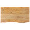 vidaXL Tafelblad met natuurlijke rand 120x60x2,5 cm massief mangohout