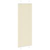 vidaXL Pliss&eacute; rolgordijn 80x200 cm stofbreedte 79,4 cm polyester cr&egrave;me