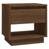 vidaXL Nachtkastjes 2st 45x34x44 cm bewerkt hout bruin eikenkleur