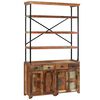 vidaXL Dressoir met schappen 120x35x200 cm massief gerecycled hout