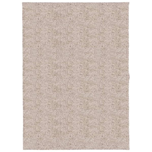 vidaXL Vloerkleed PAMPLONA shaggy hoogpolig modern 140x200 cm beige