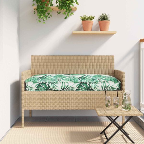 vidaXL Kussen Blad Bladpatroon 120 x 60 x 12 cm Oxford Stof