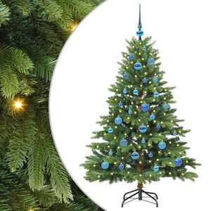 vidaXL Kunstkerstboom met 150 LED met standaard Groen 150 cm PE en PVC