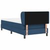 vidaXL Boxspringbed met matras met hoofdeinde Blauw 90 x 200 cm Stof