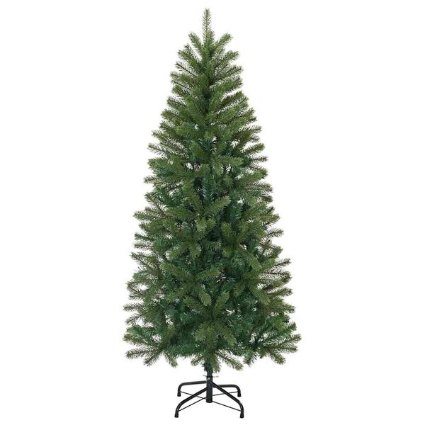 vidaXL Kunstkerstboom met 150 LED met standaard Groen 150 cm PE en PVC