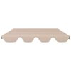 vidaXL Vervangingsluifel voor schommelbank 150/130x105/70 cm beige