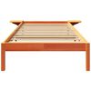 vidaXL Bedframe Wasbruin 100 x 200 cm Massief grenenhout