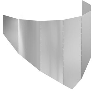 vidaXL Gazonrand 100 x 45 cm Staal Zilverkleurig