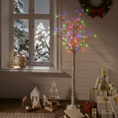 vidaXL Kerstboom wilg 140 meerkleurige LED's binnen en buiten 1,5 m