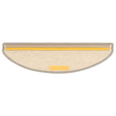 vidaXL Trapmatten zelfklevend 15 st sisal-look 65x21x4 cm beige