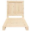 vidaXL Bedframe met hoofdbord massief grenenhout 90x200 cm