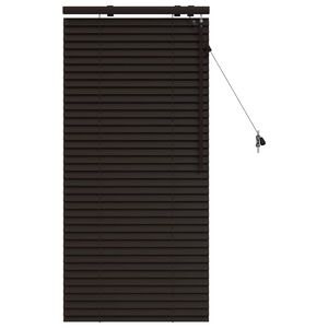 vidaXL Venetiaanse jaloezie Donkerbruin 55 x 130 cm 35 mm