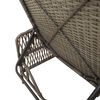 vidaXL Ligbed met kussen 2 pcs Grijs 35 x 35 x 32cm poly rattan