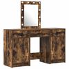 vidaXL Plafondtafel met lade Bruin 50 x 41 x 135 cm Bewerkt hout