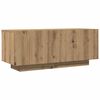 vidaXL Tv-meubel 100x35x40 cm bewerkt hout artisanaal eikenkleurig