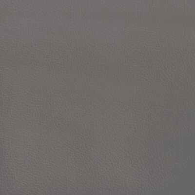 vidaXL Boxspring met matras kunstleer grijs 140x190 cm